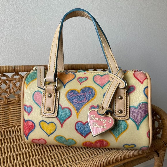 Dooney & Bourke Bags Dooney And Bourke Vintage Scribble Mini Hearts